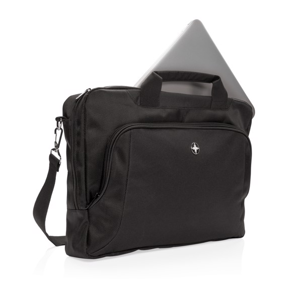 Swiss Peak laptop bag 15.6in, 1680D polyester