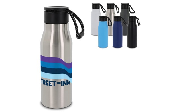 Thermo bottle with rope 600ml - White
