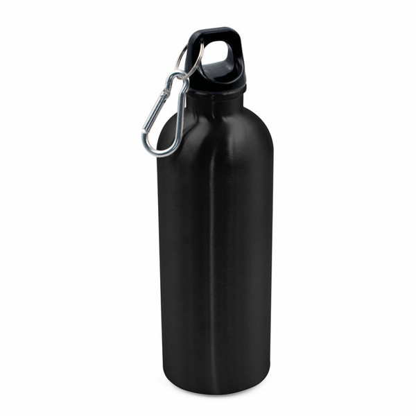 Sports bottle 500 ml with carabiner clip | Brenda - black