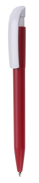 Bolígrafo Mate clip blanco