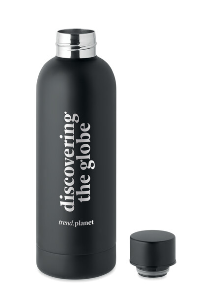 Double wall bottle 500 ml Athena - Black
