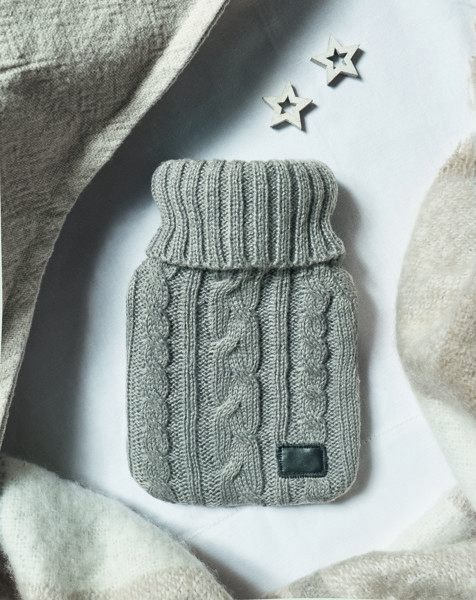 Hot water bottle 400ml Toasty - Grey