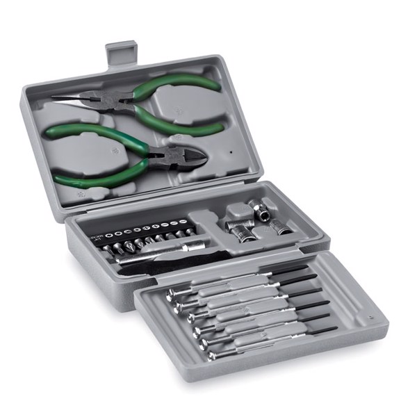 Foldable 25 piece tool set Guillaume
