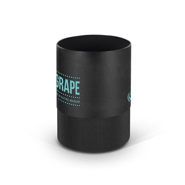 POT A CRAYONS PLASTIQUE RECYCLE NOIR