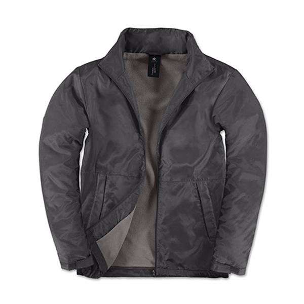Casaco B&C Multi-Active Men - Poliéster 210T Taffeta - Cinza Escuro / L