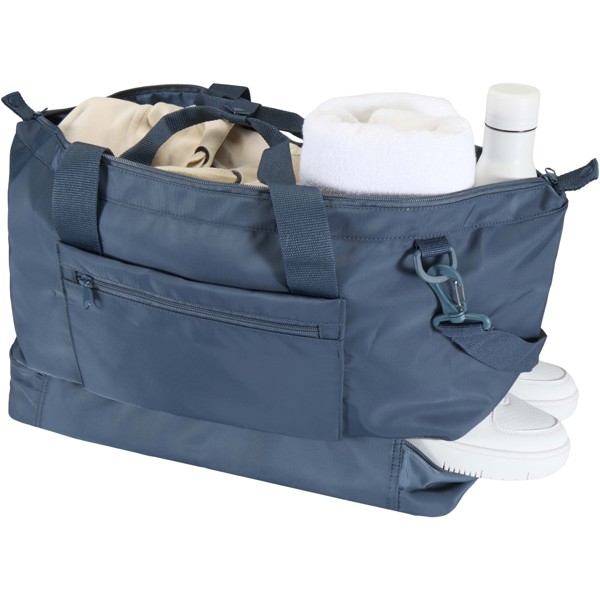 Sac de voyage Trip Aware™ de 42 L en matériaux recyclés - Bleu hale