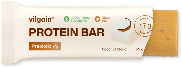 Vilgain Prebiotic Protein Bar 55g kokos
