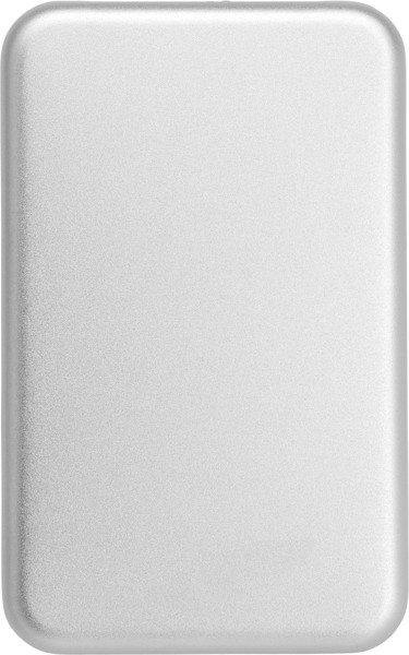 Power bank de energia solar em alumínio Drew - Silver