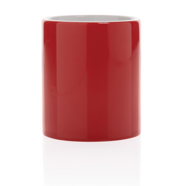 Základný keramický hrnček 350ml - Červená