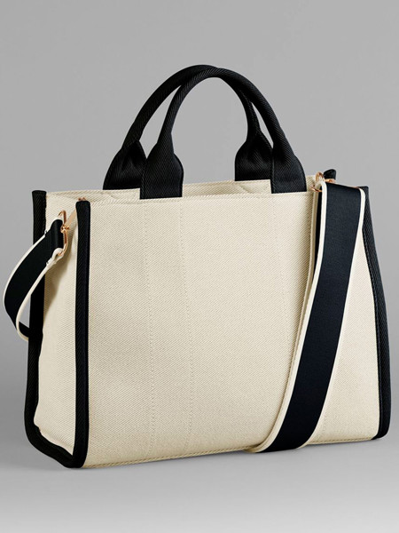 Puerto Medium Tote - Natural / Black