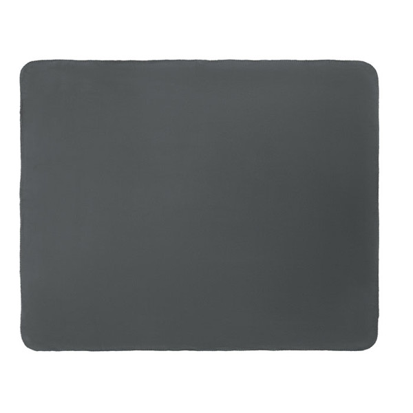Odeja iz flisa Bogda RPET 130gr/m², 150x120cm - Kamnito siva