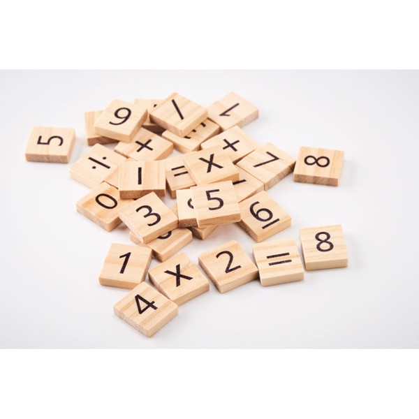Educount wood counting game, 32 pieces