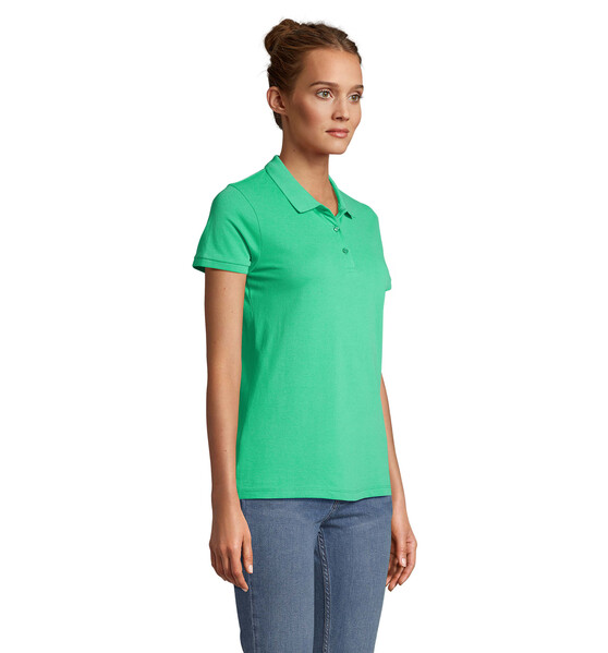 PLANET WOMEN polo 170g - Verde PrimaveraL