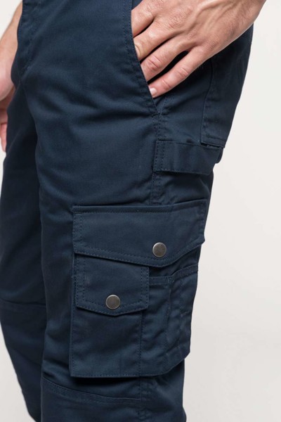 Multi Pocket Workwear Trousers - Black / 46