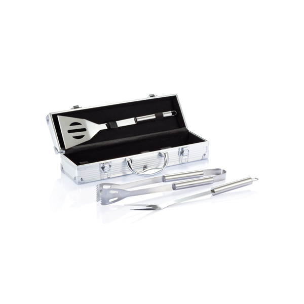 XD - 3 pcs barbecue set in aluminium box