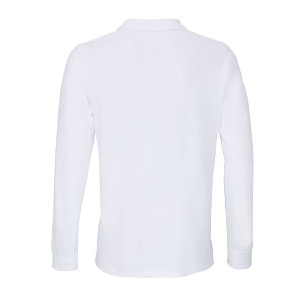 Sol's Planet Lsl - Unisex Long Sleeve Polo Shirt - White / 3XL