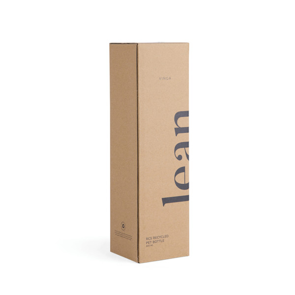 Lahev na vodu 800ml VINGA Lean z RCS RPET - Zelená