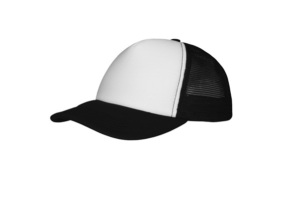 3822 - children's baseball cap - white/black