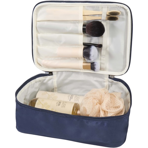 Organisateur de maquillage Muse en RPET certifié GRS - Marine