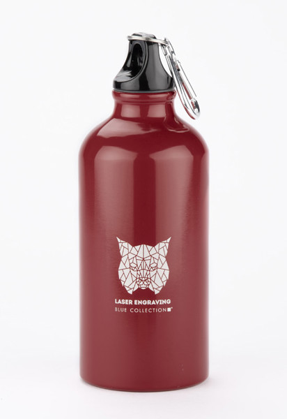 Aluminium-Flasche TREKO 500 ml - rot