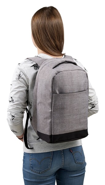 Mochila Cruz | Laptop 13" | 10 l - cinzento claro