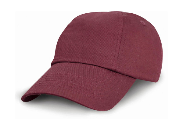 Junior Low Profil Cotton Cap - White / ONE SIZE