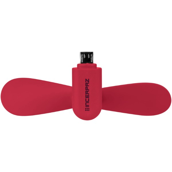 Micro USB ventilator Airing - Red