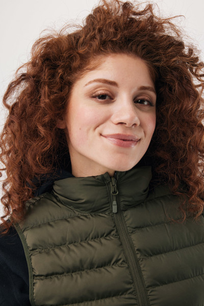 IQONIQ Meru Damen Bodywarmer aus recyceltem Polyester - Khaki / XL