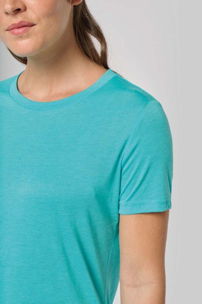 Ladies' Triblend Round Neck Sports T-Shirt - French Navy Heather / M