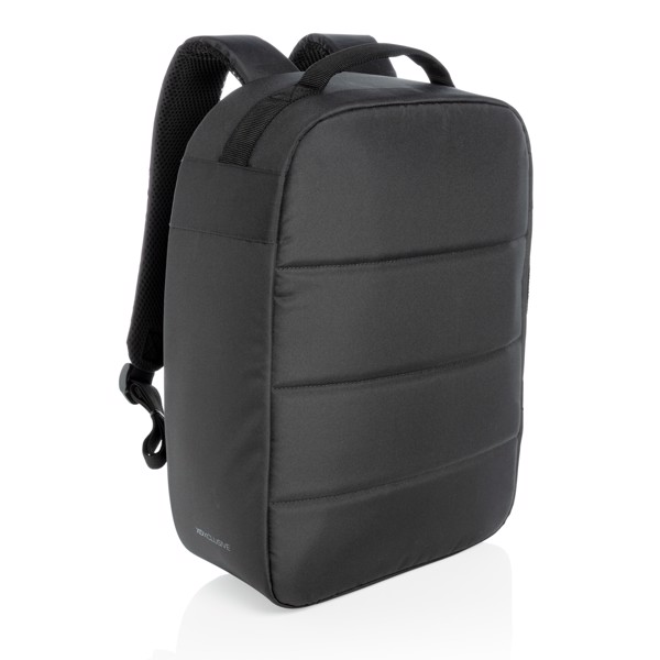 Impact AWARE™ RPET anti-theft 15.6" laptop backpack - Black