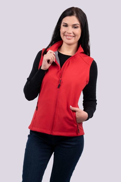 Women’S 3-Layer Softshell Bodywarmer - Black / 2XL