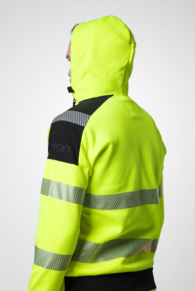 6110 Hoodjacket Yellow/black L