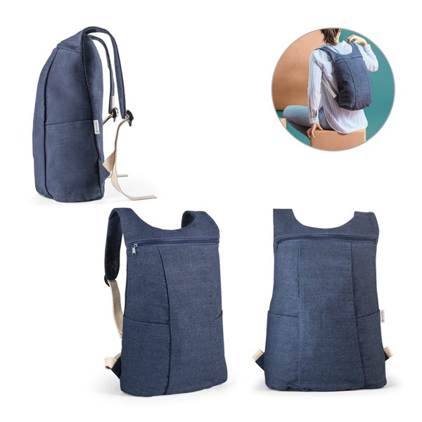 DENIM BPACK. Džínsový batoh (300 g/m²)