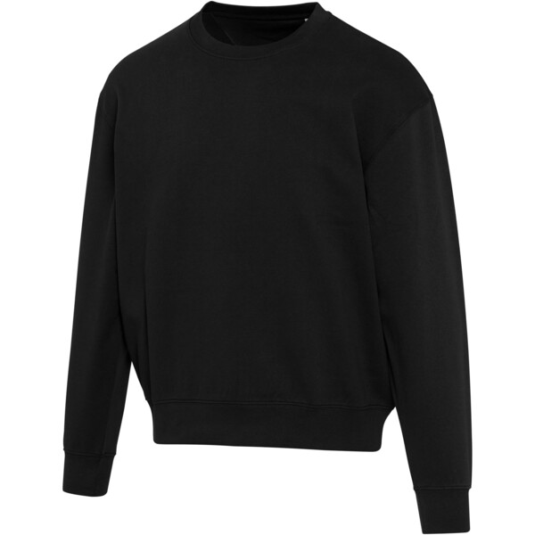 Maglione unisex a girocollo in cotone biologico certificato OCS da 280 g/m² Boris - Nero / L