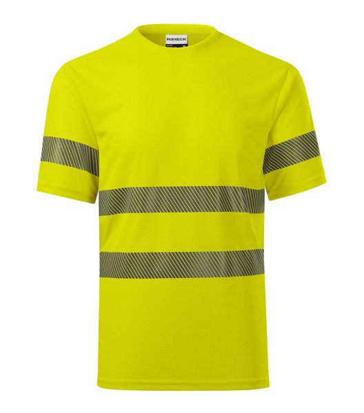 Tričko Unisex Rimeck® Hv Dry - Fluorescenční Žlutá / L