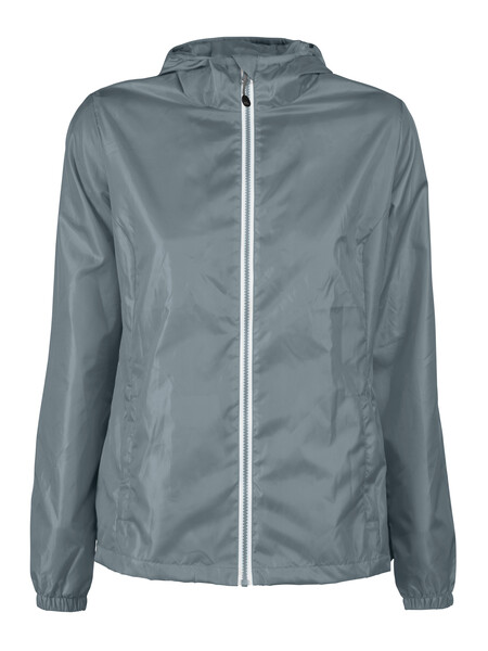 Printer Fastplant Lady Windbreaker Metalgrey M