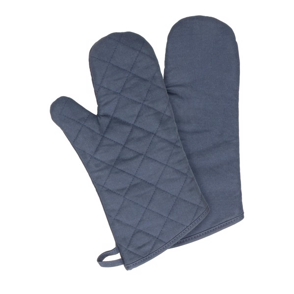 Ofenhandschuh "Heat Resistant", 2Er Set - Blau/Grau