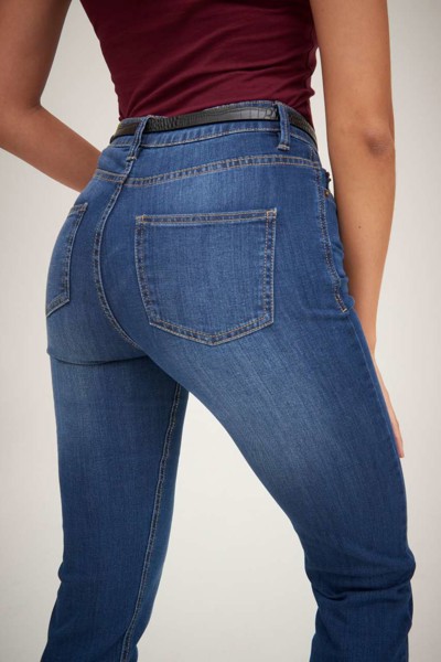 Katy Straight Jeans - Black / 6-L