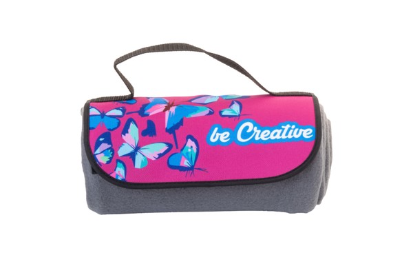 Custom Rpet Polar Blanket Reporta - Grey