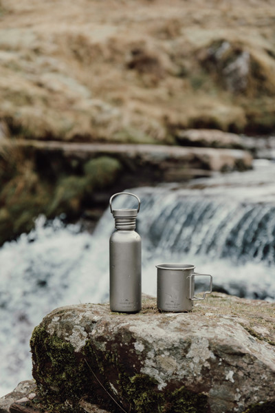 Nordic Drift Trail Ultra Light Titanium 600ml Water Bottle