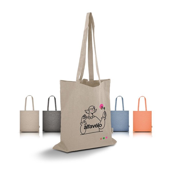 TOTE BAG EN 100% COTON RECYCLE - Gris