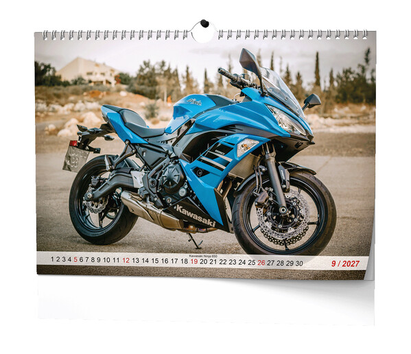 Nástěnný Kalendář - Motorbike - A3