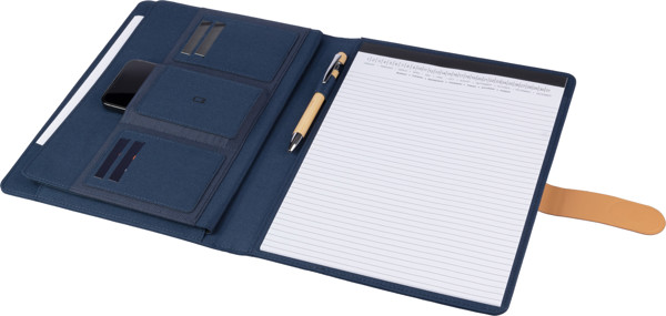 Porta documentos rPET dobrável A4 Sven - Black