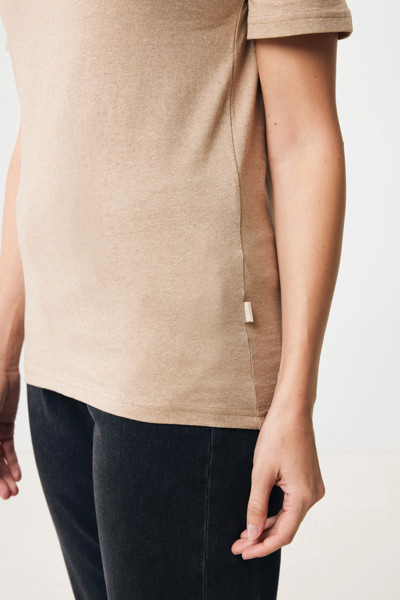 T-shirt en coton recyclé non teinté Iqoniq Manuel - Heather Brown / XXL