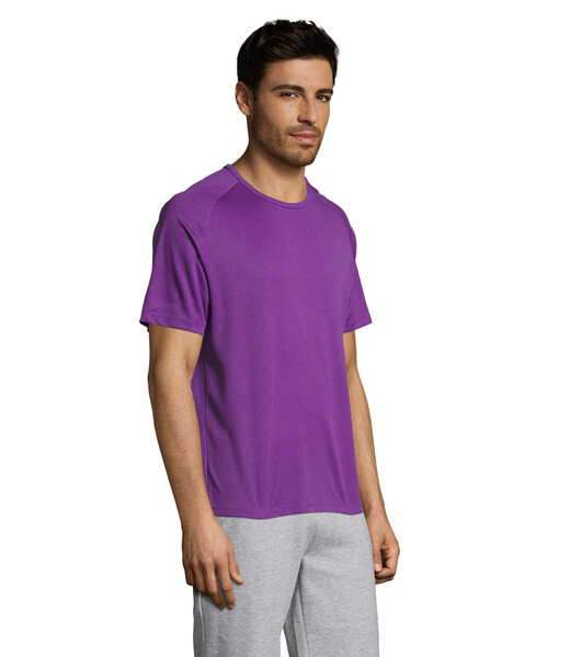 SPORTY T-shirt homem - Roxo EscuroXXL