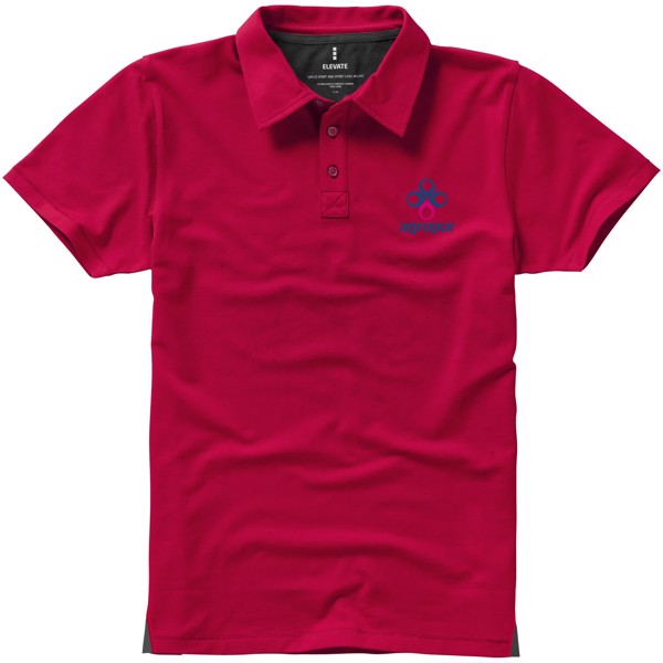 Polo stretch manches courtes homme Markham - Rouge / S