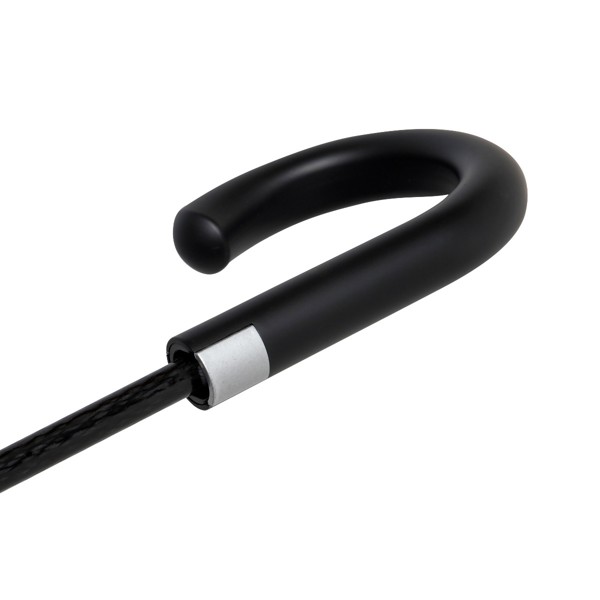 FALCONE - Large umbrella - Automatic - Windproof -  120 cm - Black / Silver