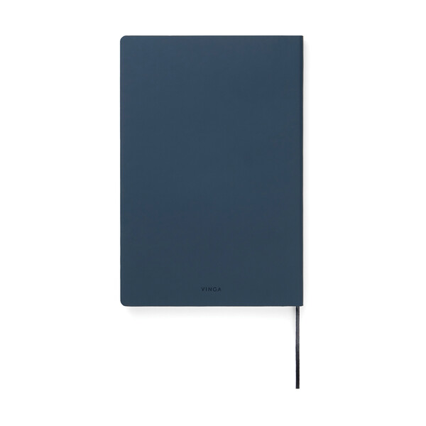 VINGA Carnet de notes souple en PU RCS Baltimore - Bleu Marine