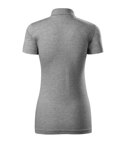 Polokošile Dámská Malfini® Single J. - Tmavě Šedý Melír / XL