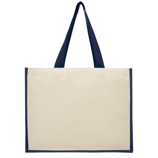 Shopper in iuta e canvas 320 g/m² Varai - 23L - Navy